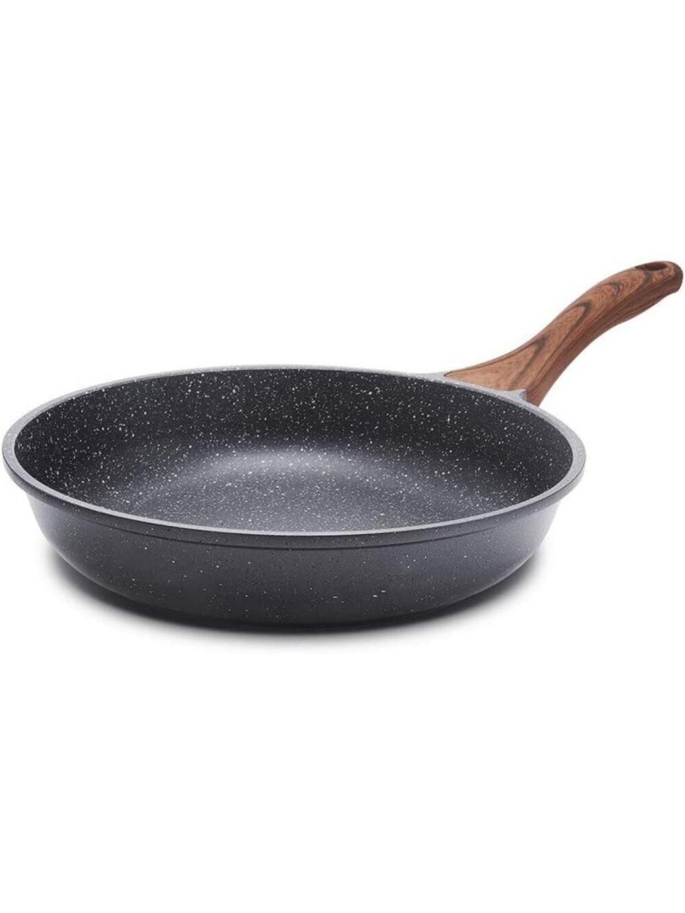 Nonstick Frying Pan Skillet, Swiss Granite Coating, Healthy Stone Cookware, 9.5
